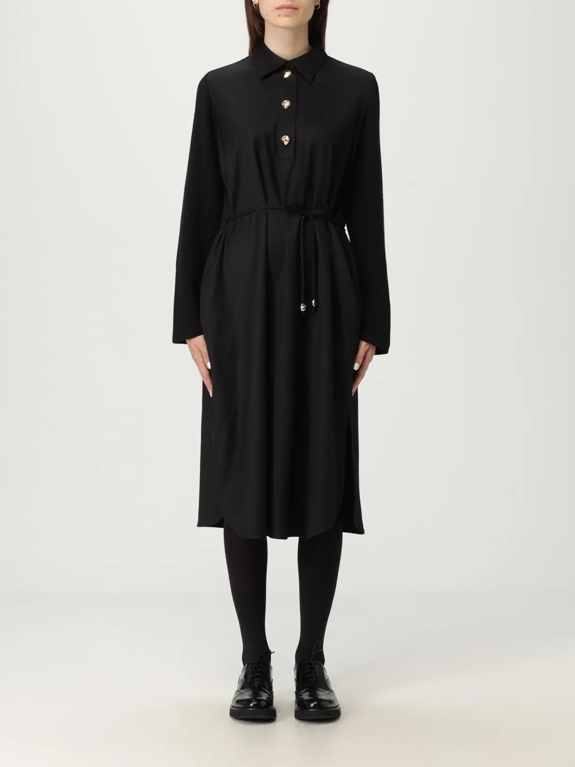 Abito chemisier Fabiana Filippi in misto lana vergine