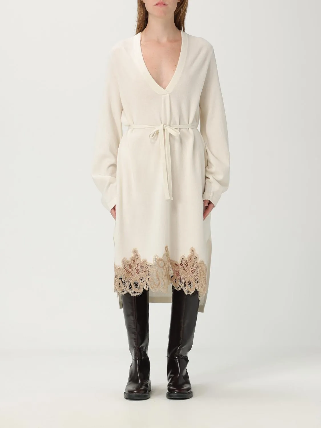 Abito in maglia Fabiana Filippi in lana e seta