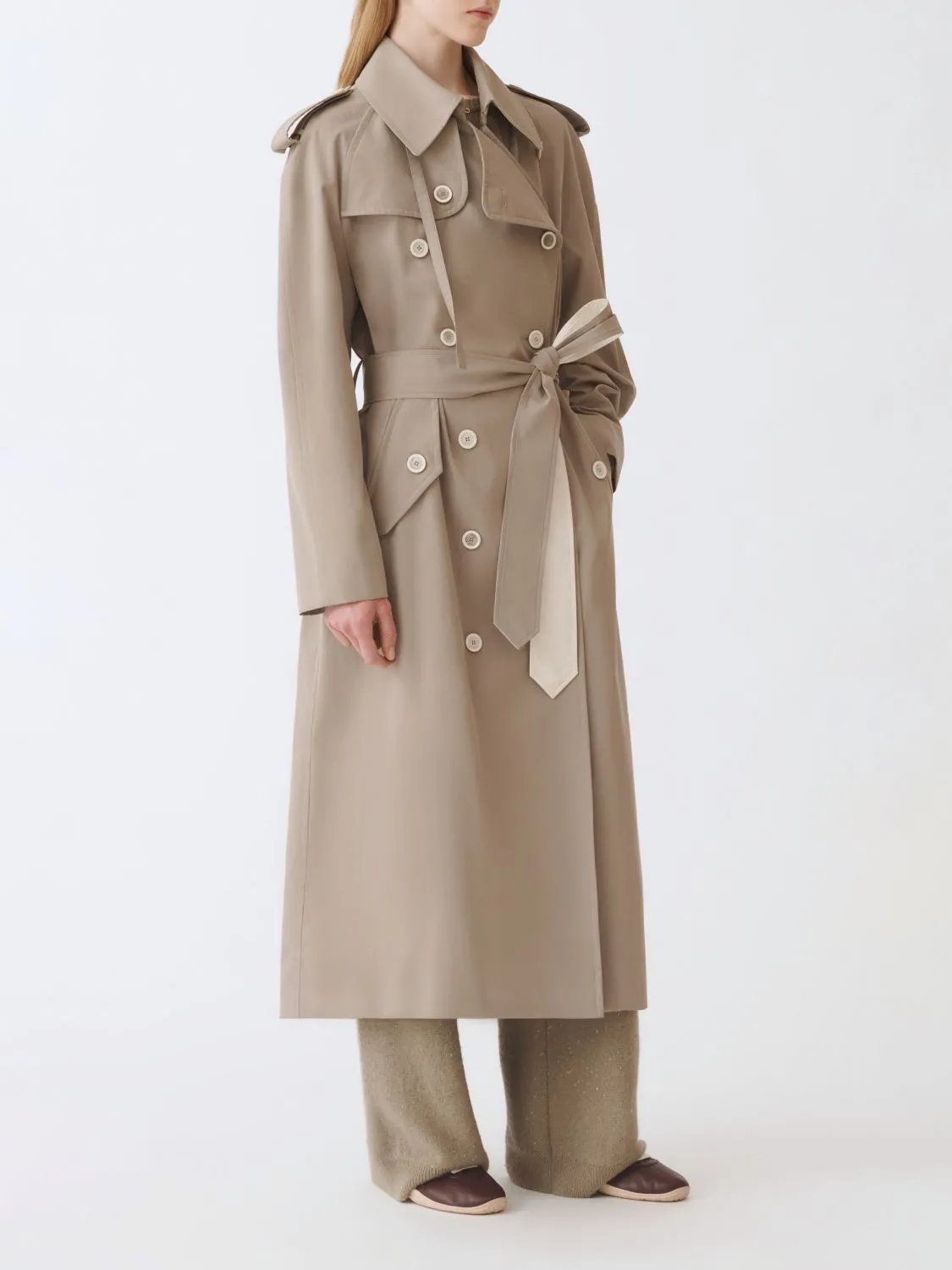 Trench doppiopetto Fabiana Filippi in cotone