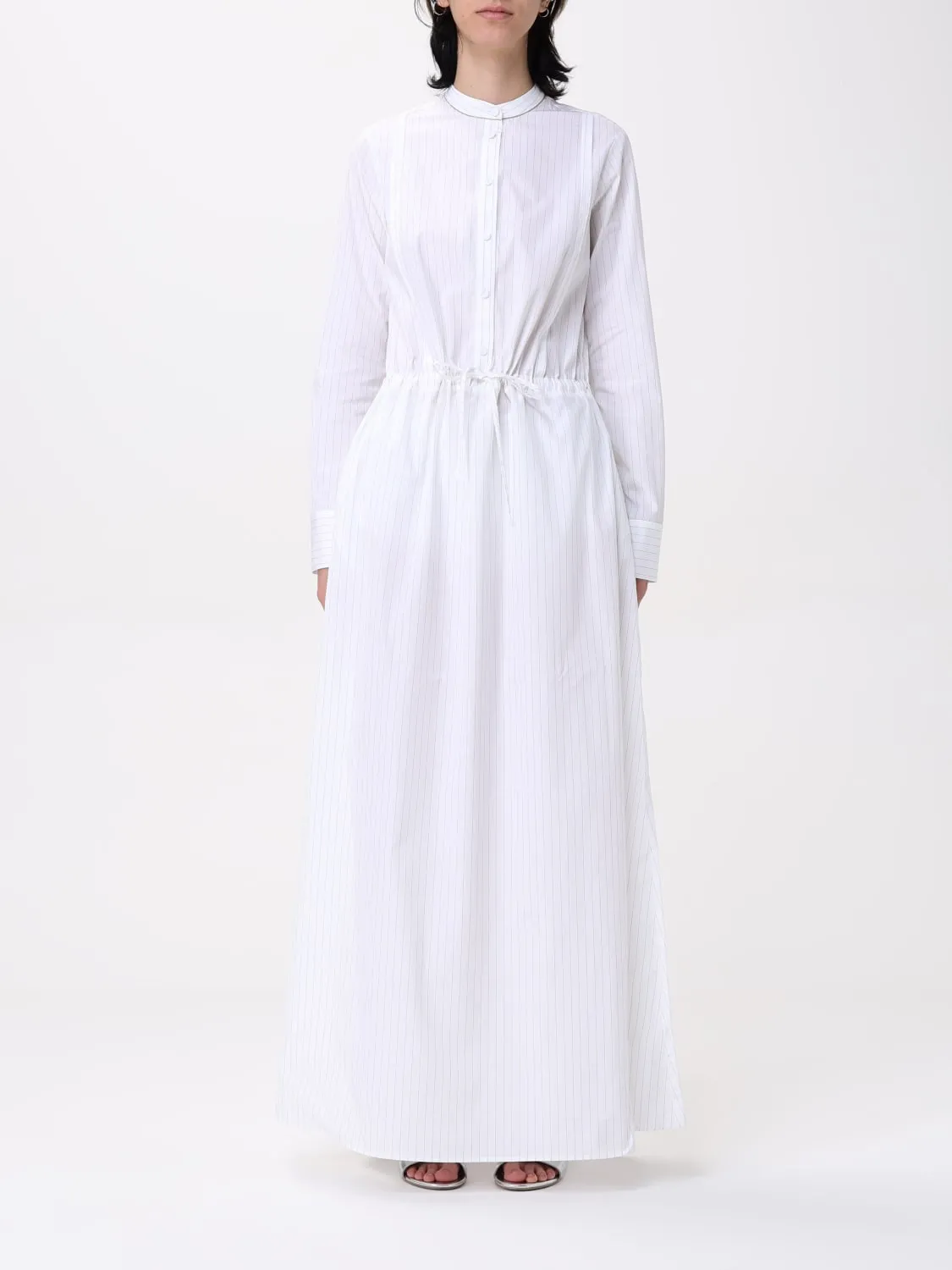 Abito chemisier Fabiana Filippi in popeline a righe