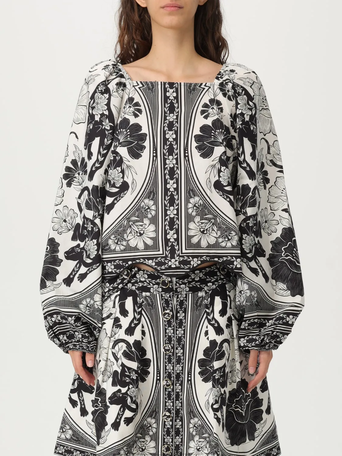 Blusa in cotone floreale Farm Rio