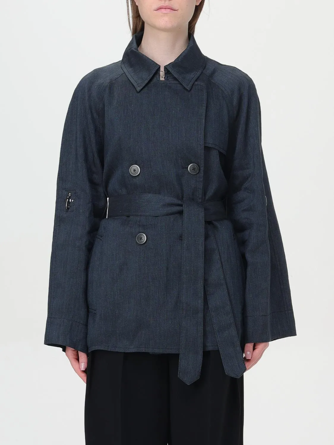 Trench doppiopetto Fay in twill di cotone