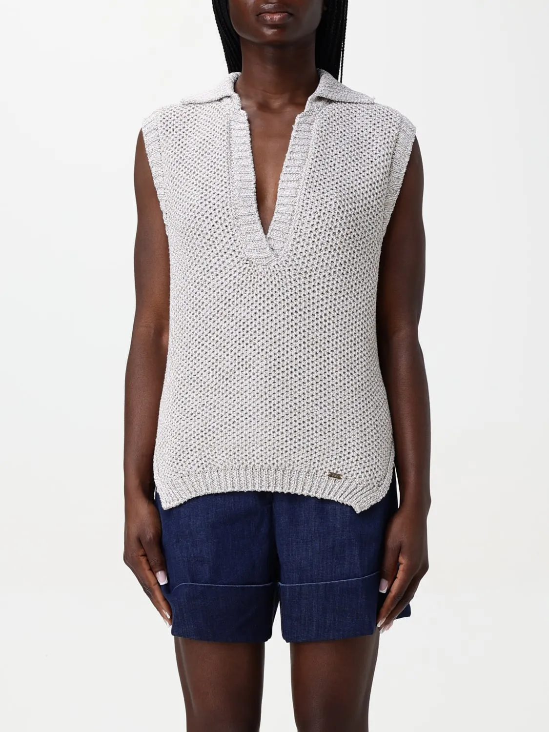 Gilet Fay in maglia a rete