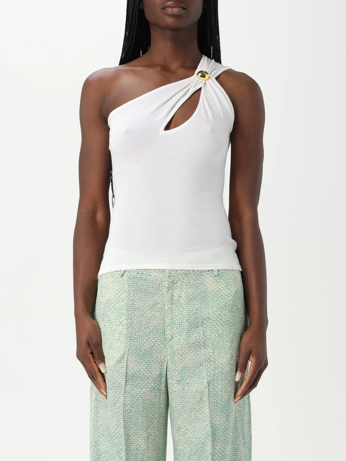 Top monospalla Federica Tosi con dettaglio cut-out