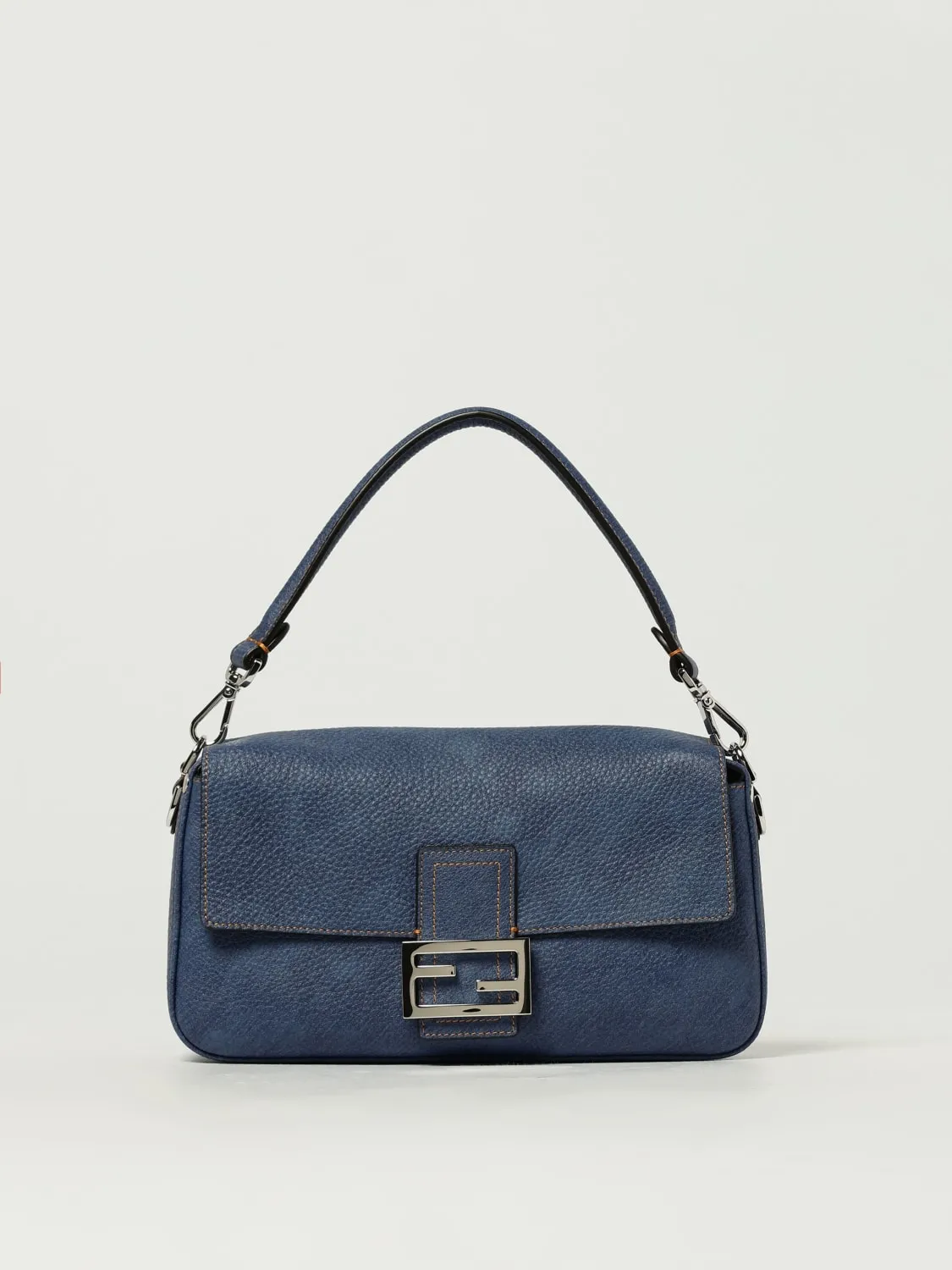 Borsa Baguette in cuoio Fendi