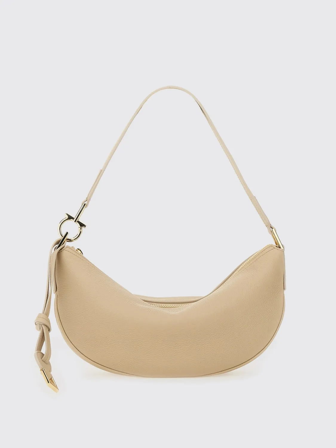 Borsa Hobo S Ferragamo in pelle a grana