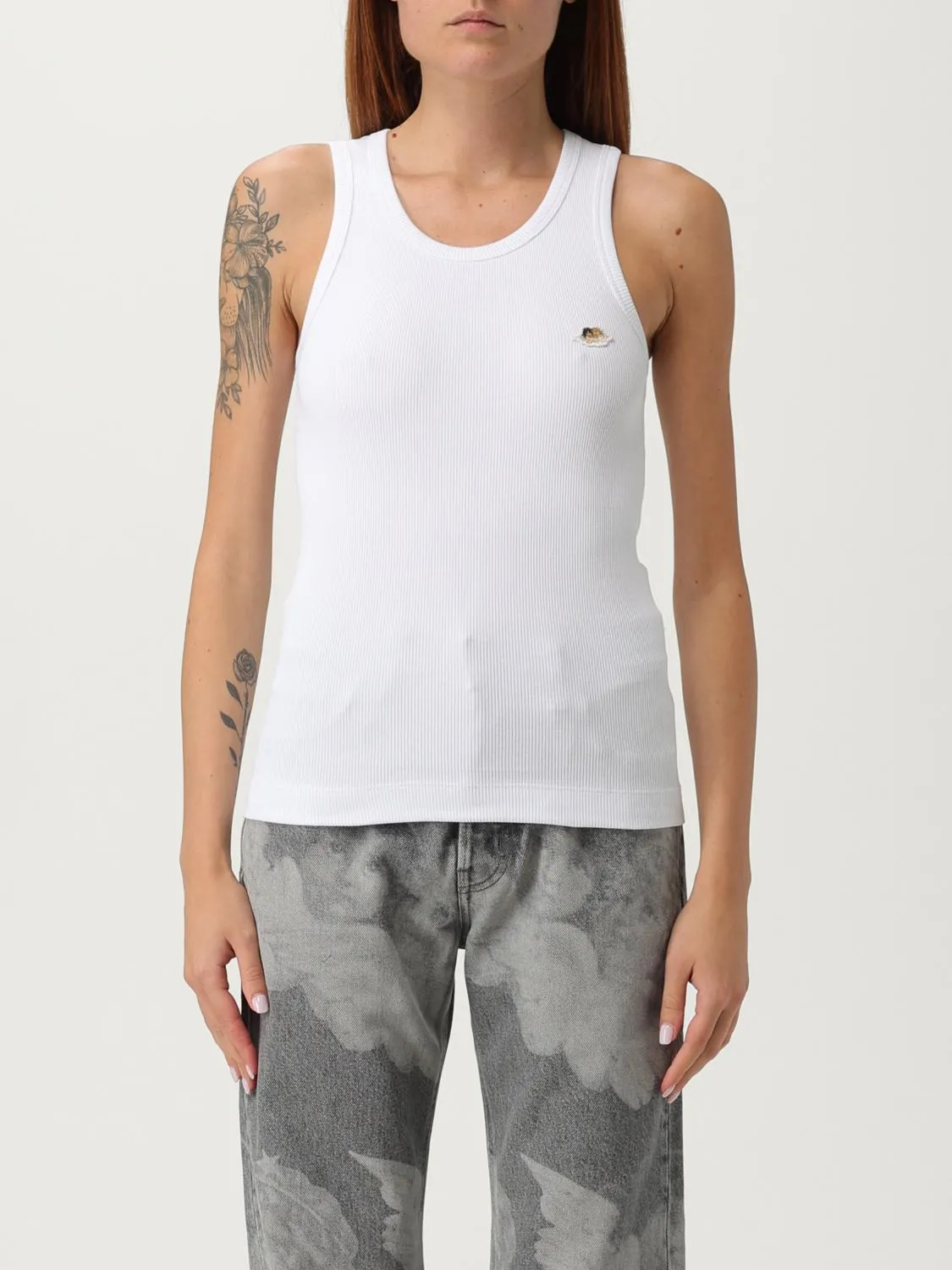 Canotta basic Fiorucci in cotone