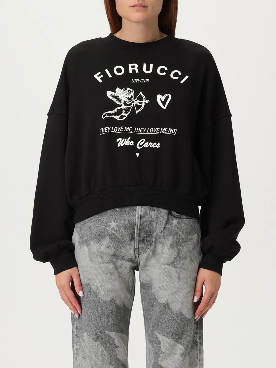 Felpa Fiorucci in cotone con logo