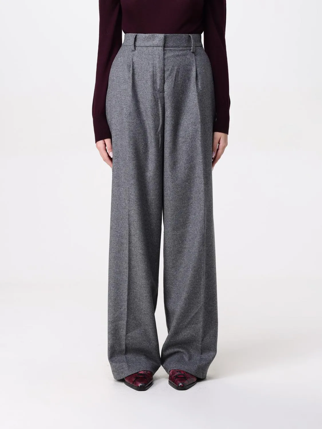 Pantalone classico Forte Forte in misto lana