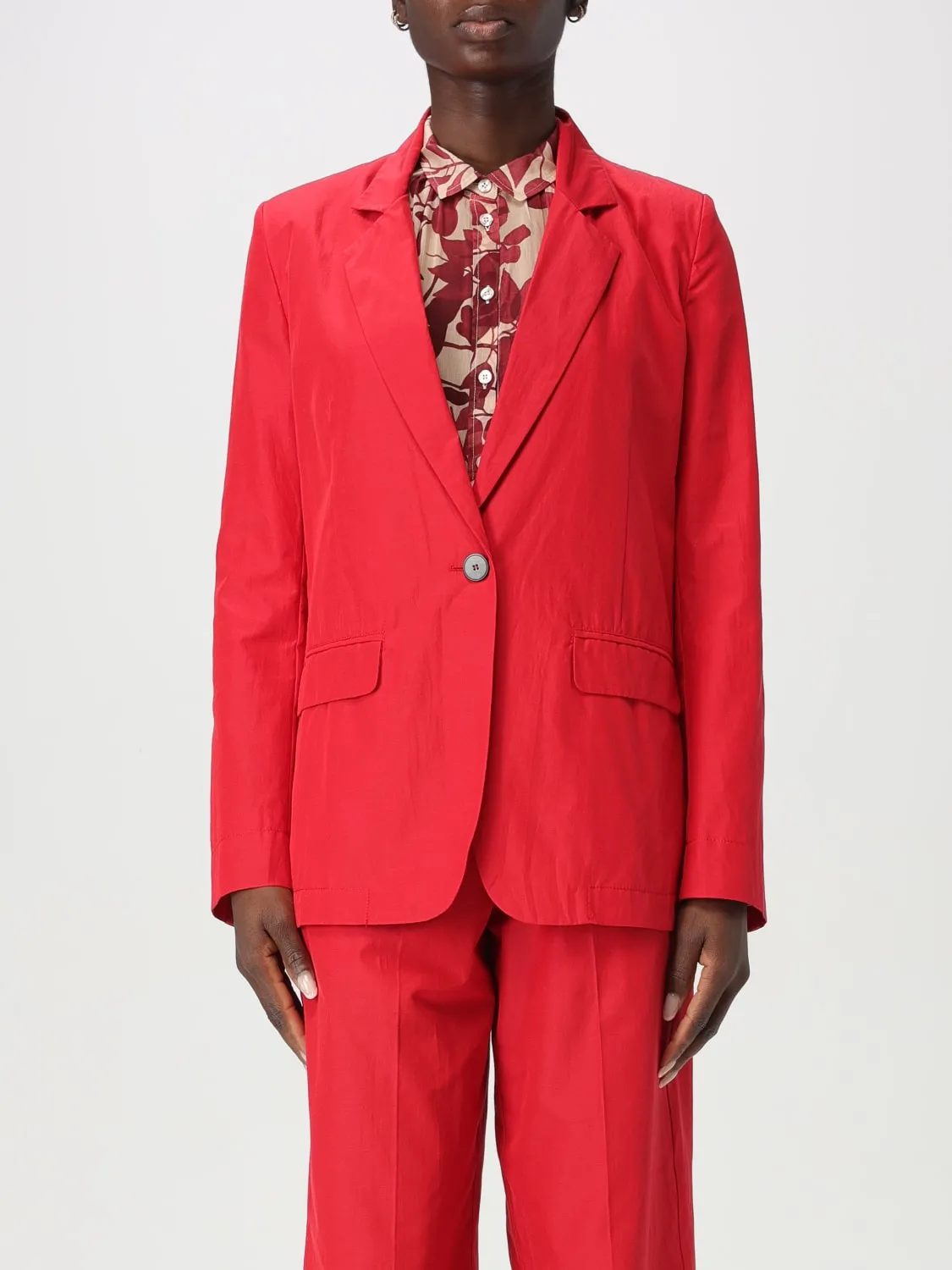 Blazer monopetto Forte Forte in misto cotone