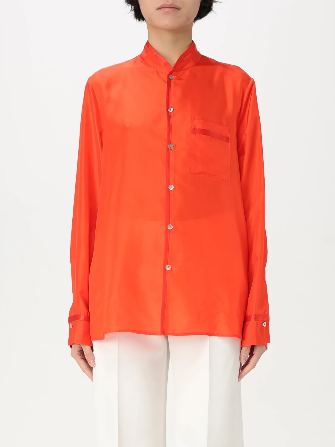 Camicia classica Forte Forte in seta