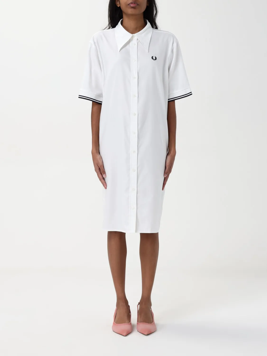 Abito chemisier Fred Perry in cotone
