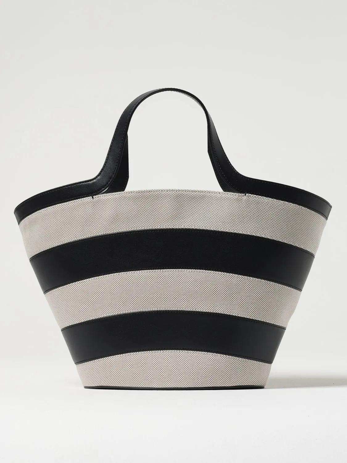 Borsa Vortice Furla in pelle e canvas di cotone