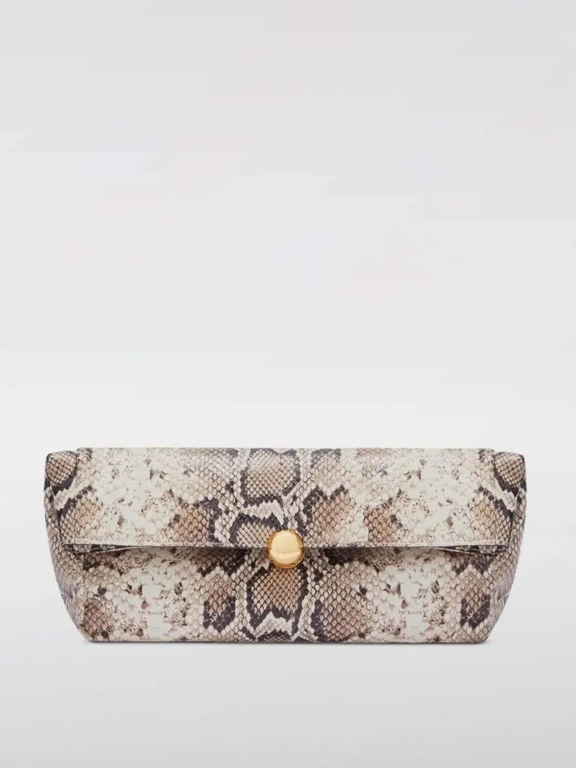 Clutch Sfera Soft Furla in pelle stampa pitone