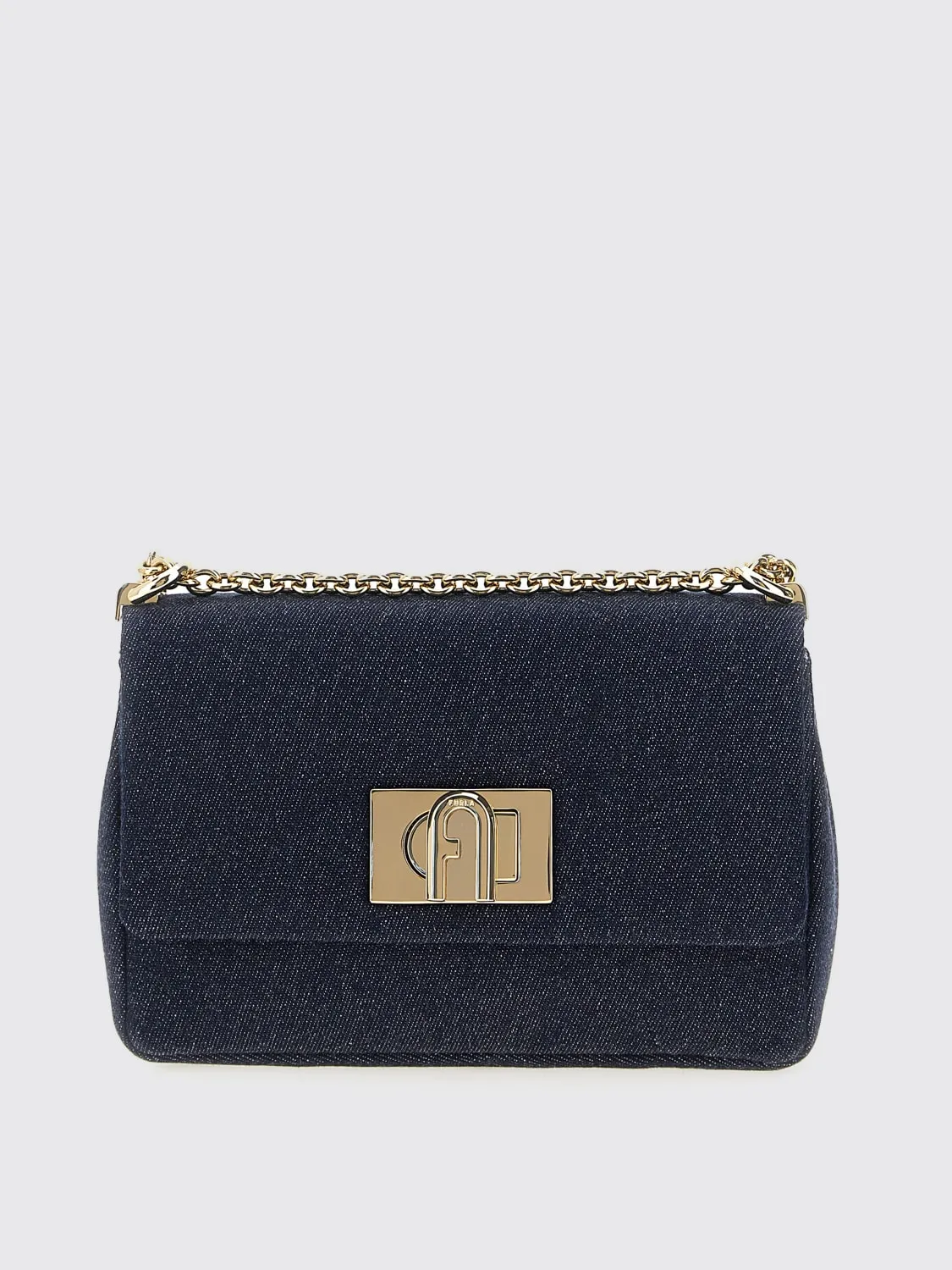 Borsa Furla in denim di cotone