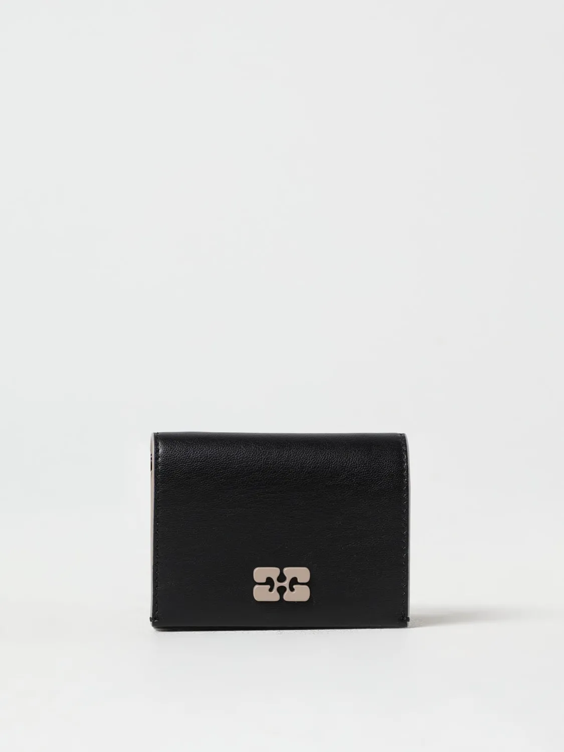 Borsa wallet Ganni in pelle riciclata a grana