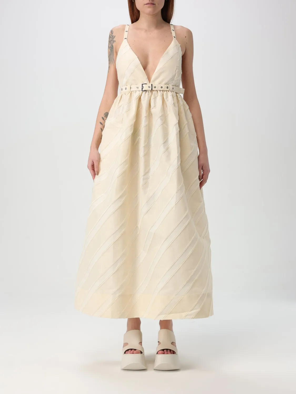 Abito Ganni in taffetà