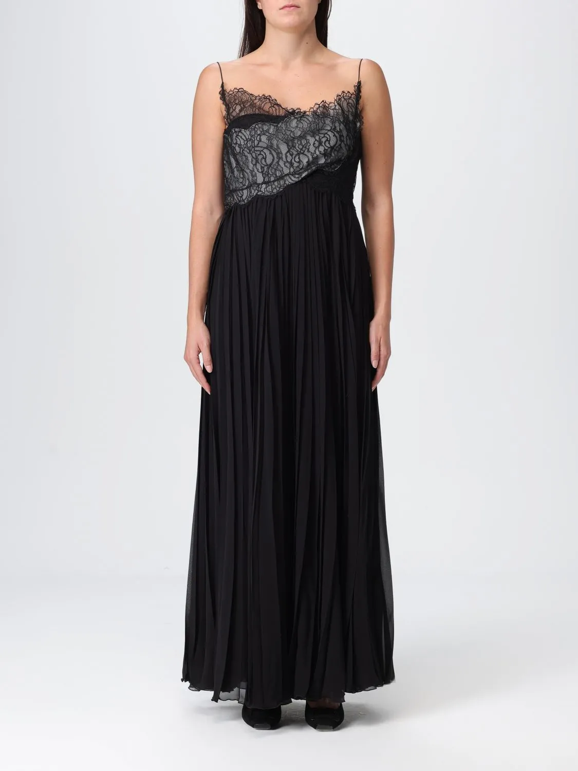 Abito lungo in georgette Giambattista Valli