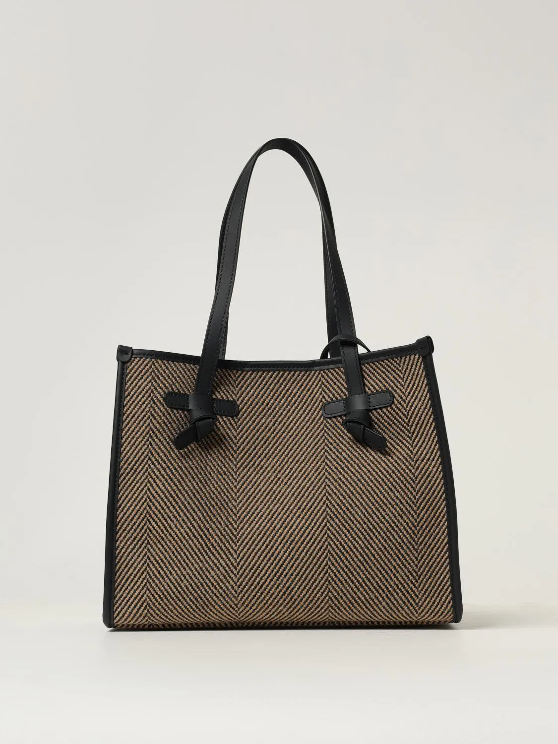 Borsa a spalla Marcella Gianni Chiarini in lana spigata