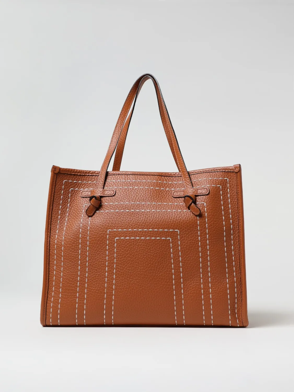 Borsa Marcella Gianni Chiarini Club Marcella in pelle a grana con cuciture a filo