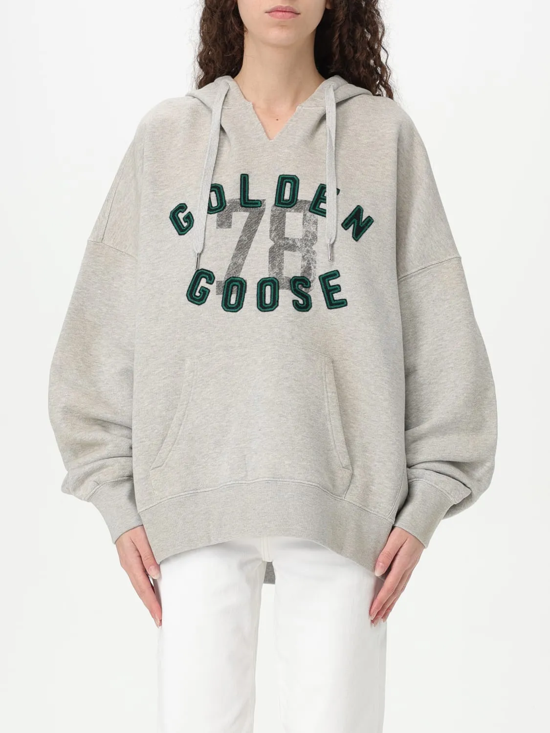 Felpa oversize con cappuccio Golden Goose