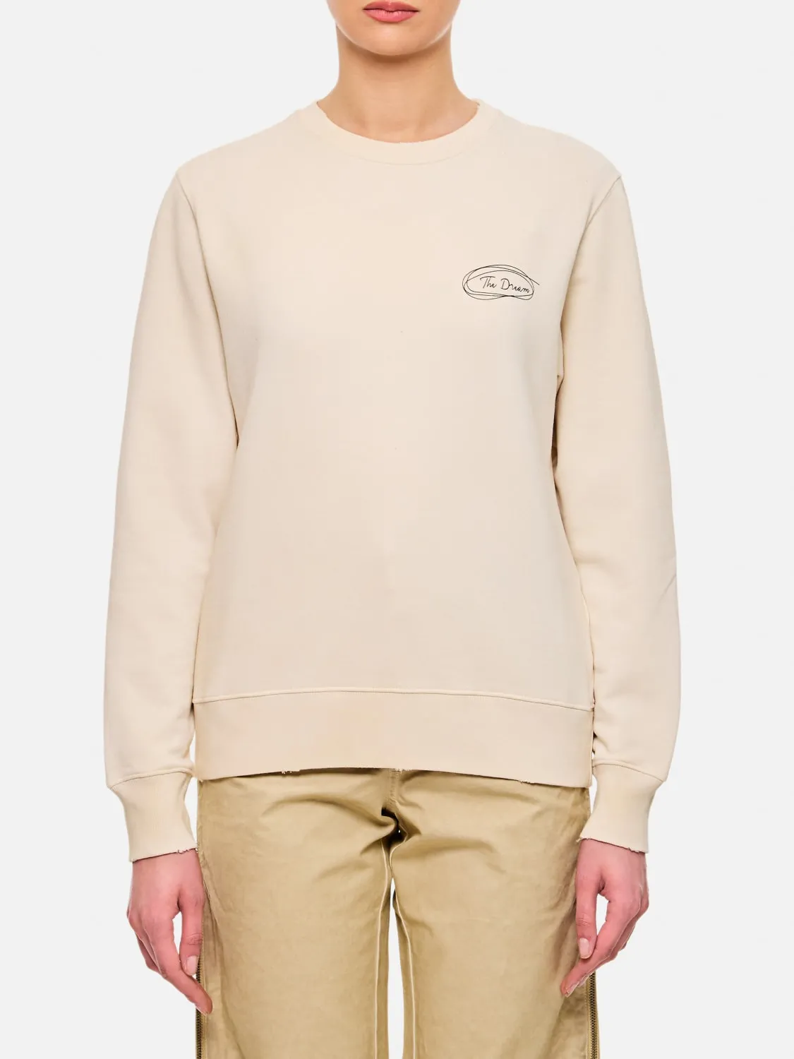 Felpa Golden Goose in cotone con slogan