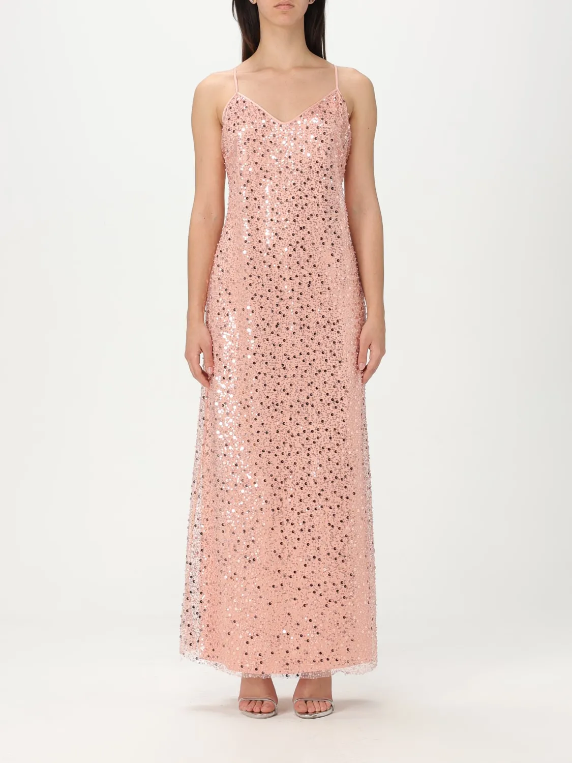 Abito H Couture in tessuto con paillettes