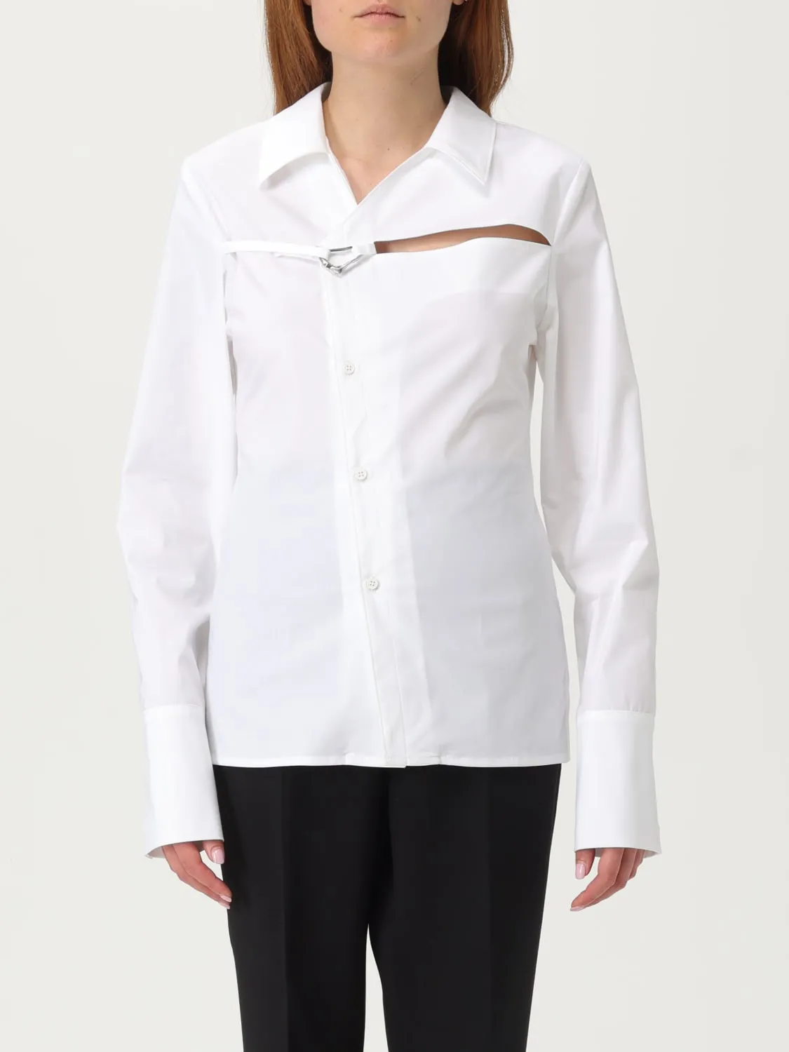 Camicia cut-out in cotone Heliot Emil