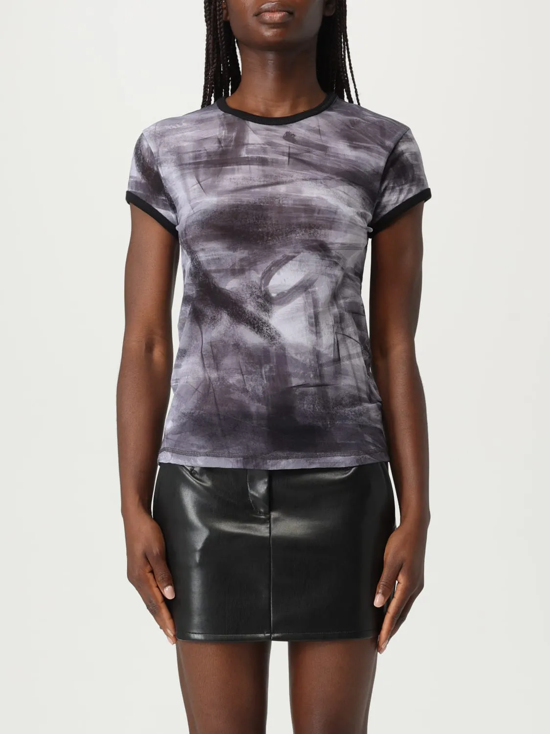 T-shirt in tessuto tecnico Helmut Lang