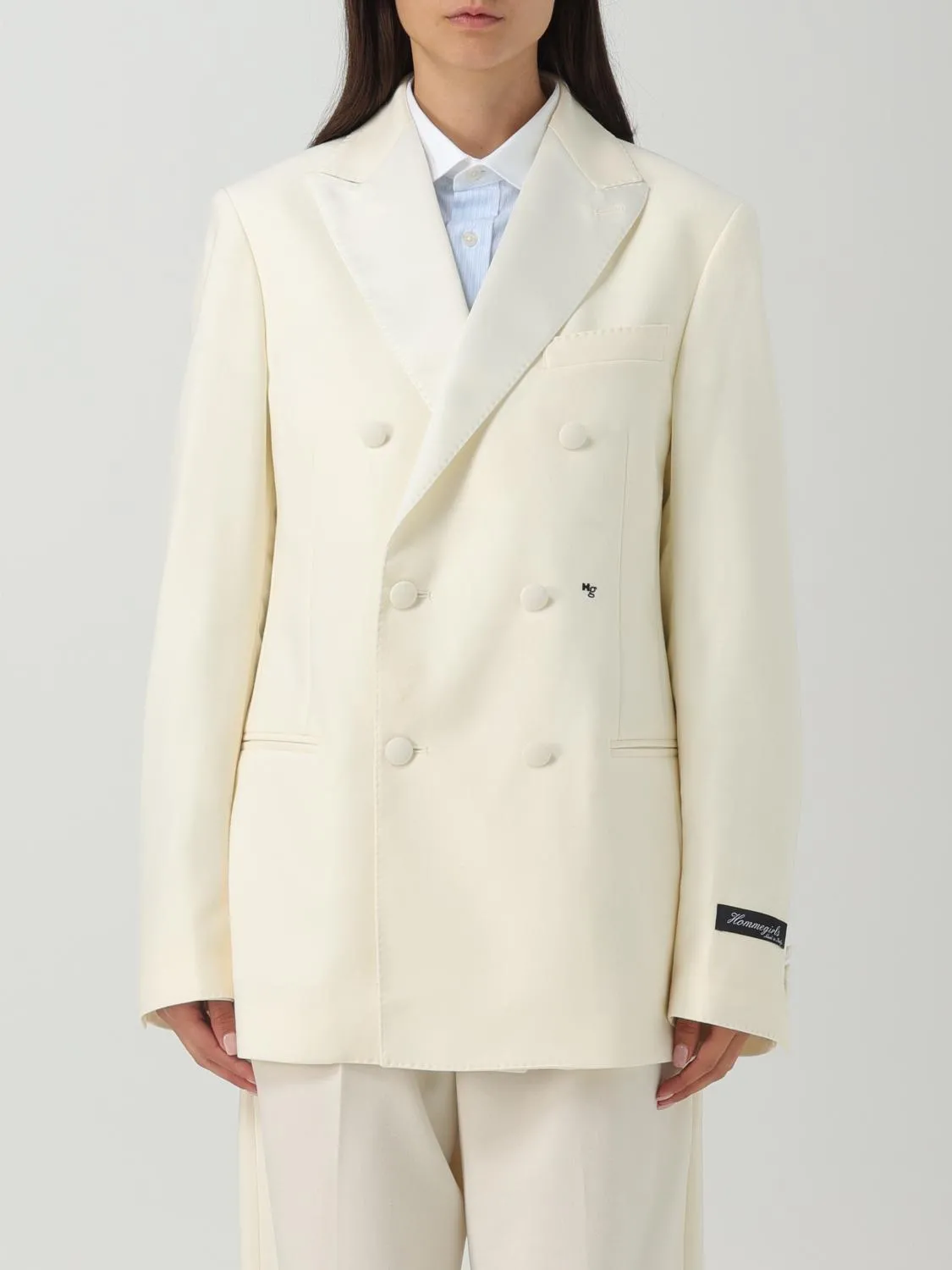 Blazer Hommegirls in lana stretch