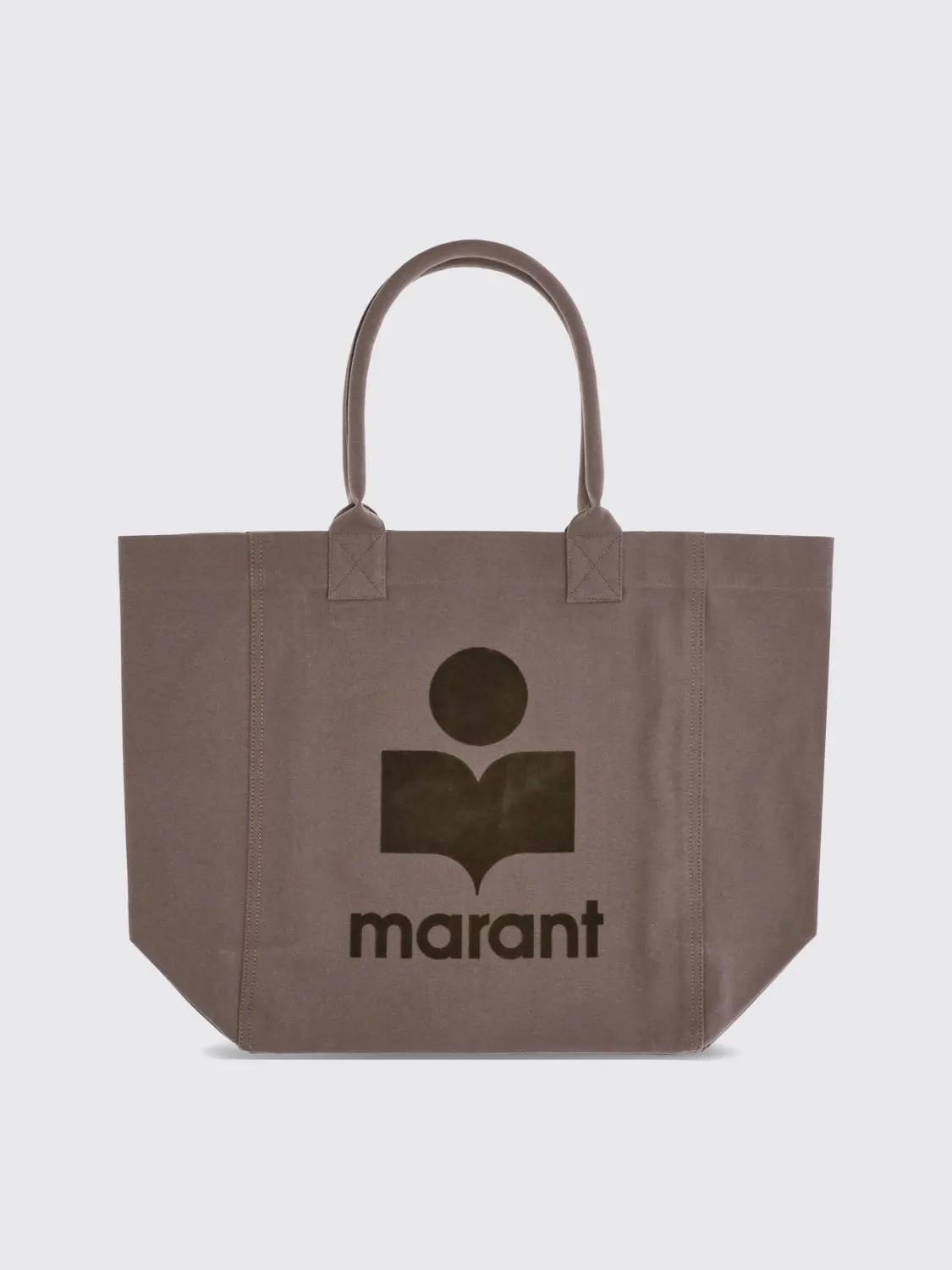 Borsa Yenky Isabel Marant in canvas di cotone con logo