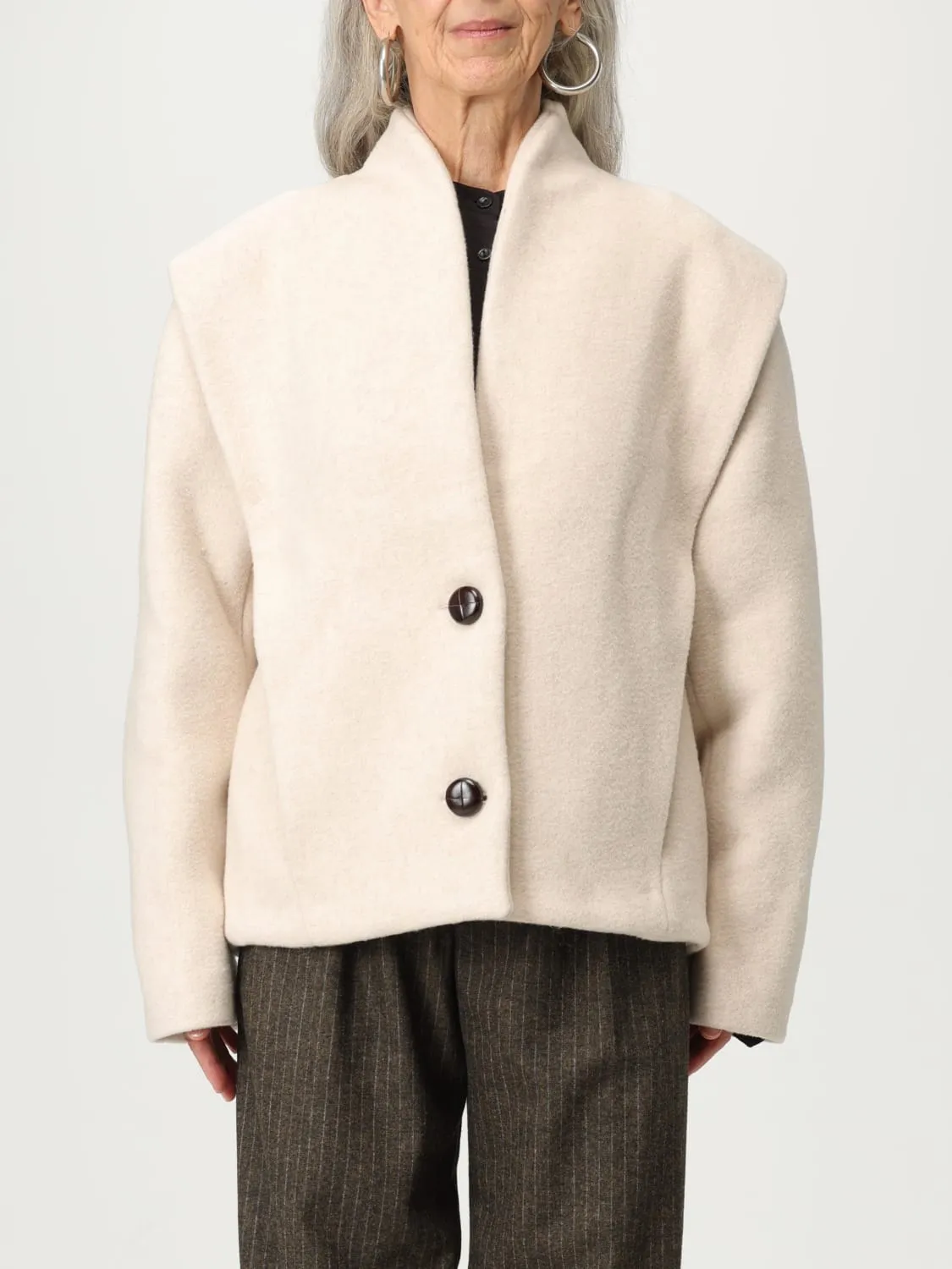 Caban Isabel Marant in misto lana riciclata