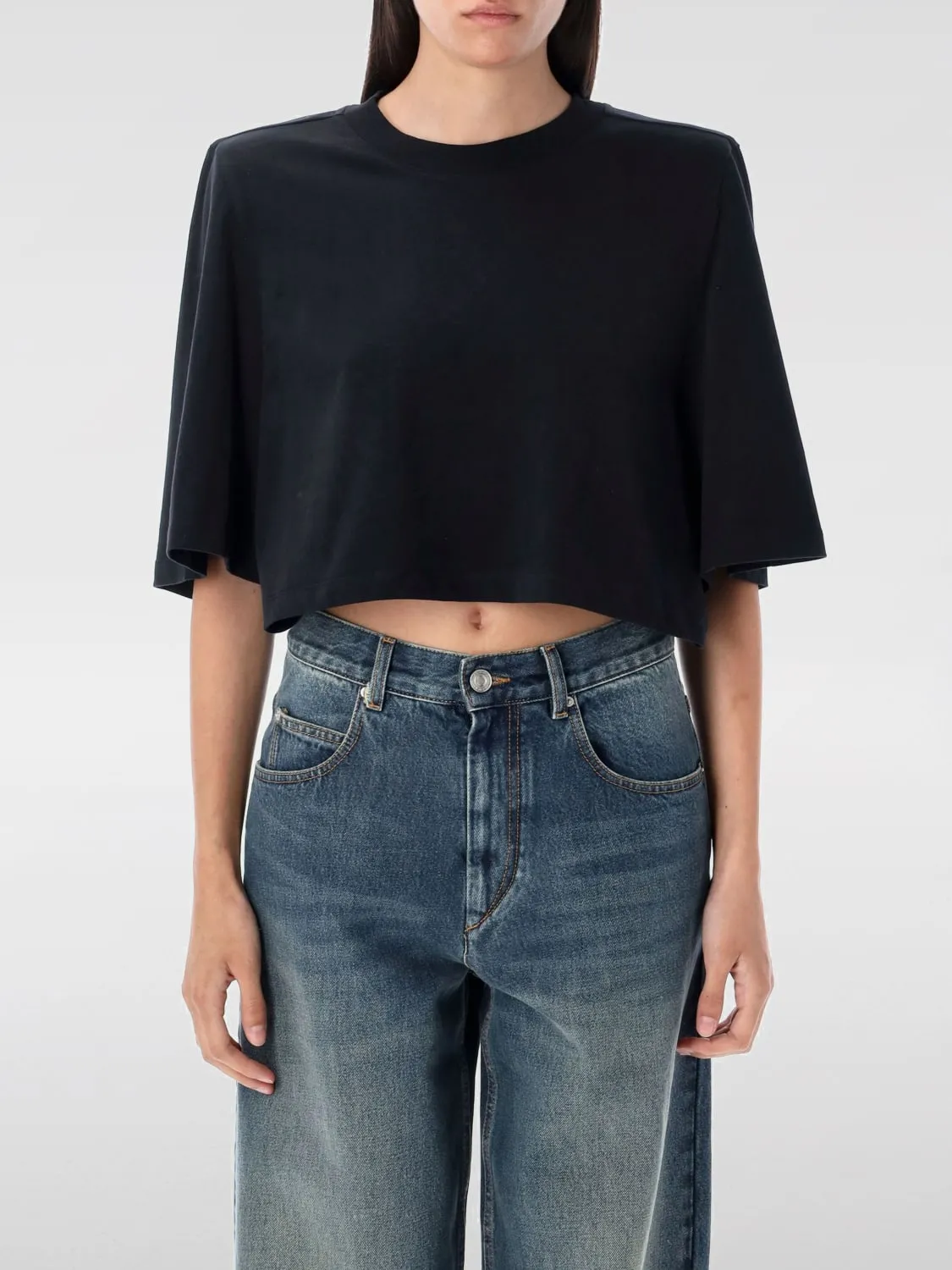 T-shirt crop in cotone Isabel Marant