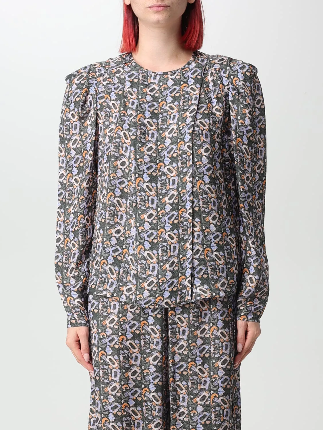 Top Lensy Isabel Marant in misto viscosa