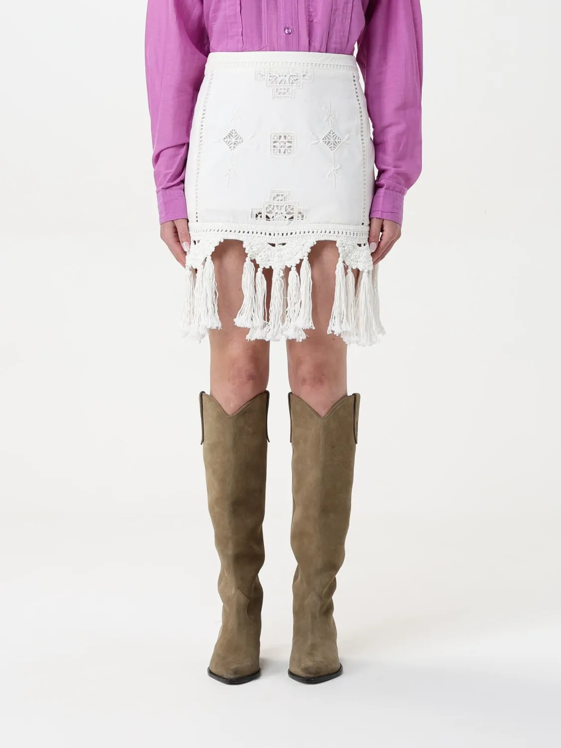 Gonna Isabel Marant in macramè