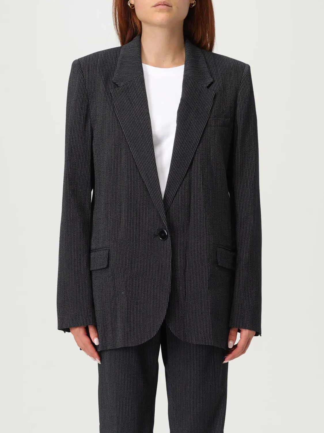 Blazer monopetto Isabel Marant in lana stretch