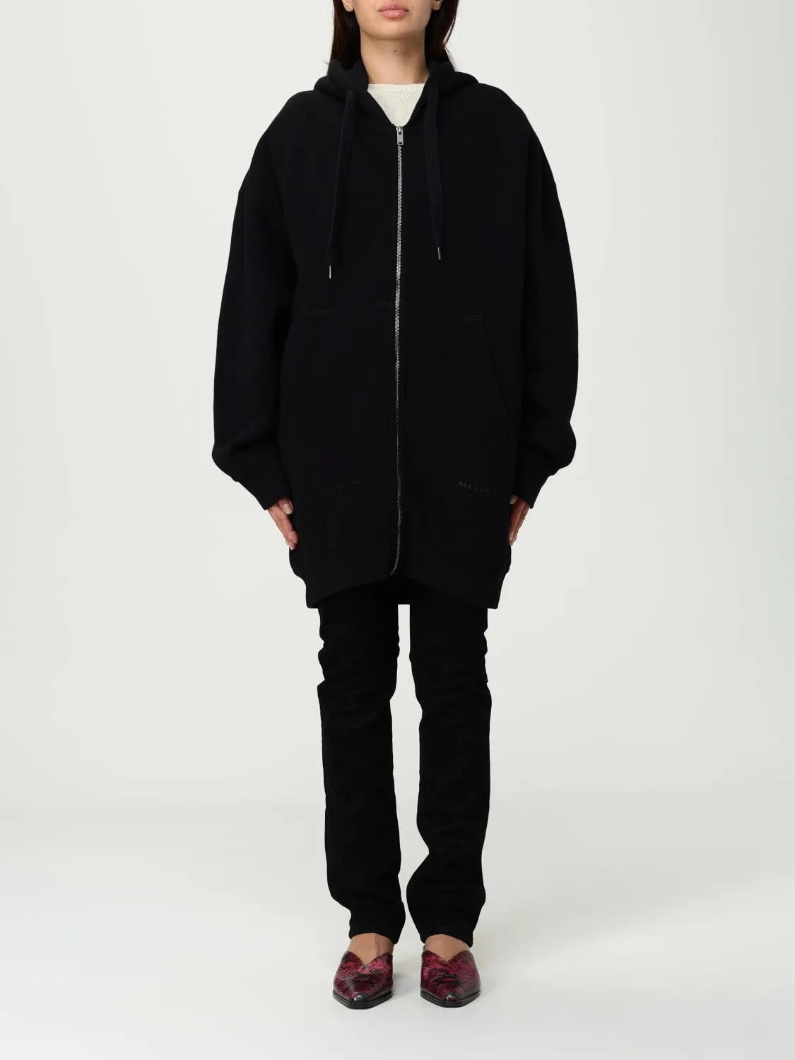 Felpa oversize Isabel Marant Etoile in misto cotone