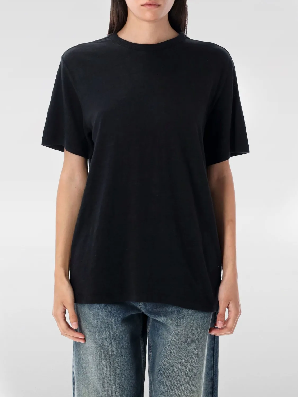 T-shirt in lino basic Isabel Marant Etoile
