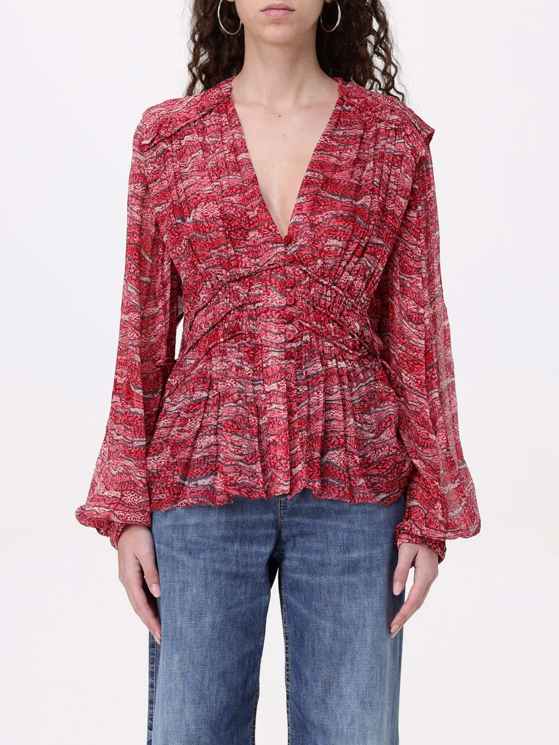 Blusa Axeline in viscosa Isabel Marant Etoile
