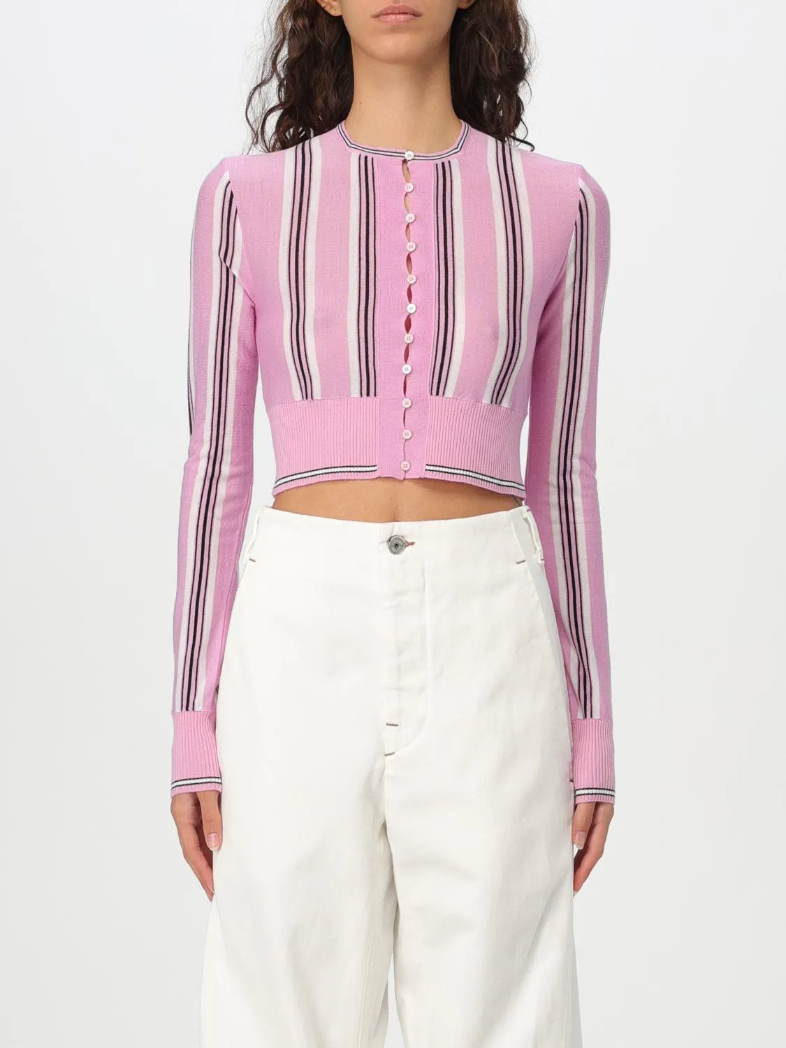 Cardigan cropped Jacquemus in misto lana