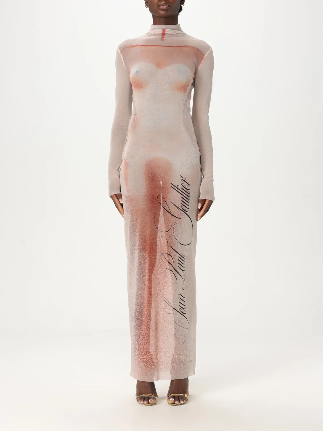 Abito Jean Paul Gaultier in jersey stampato