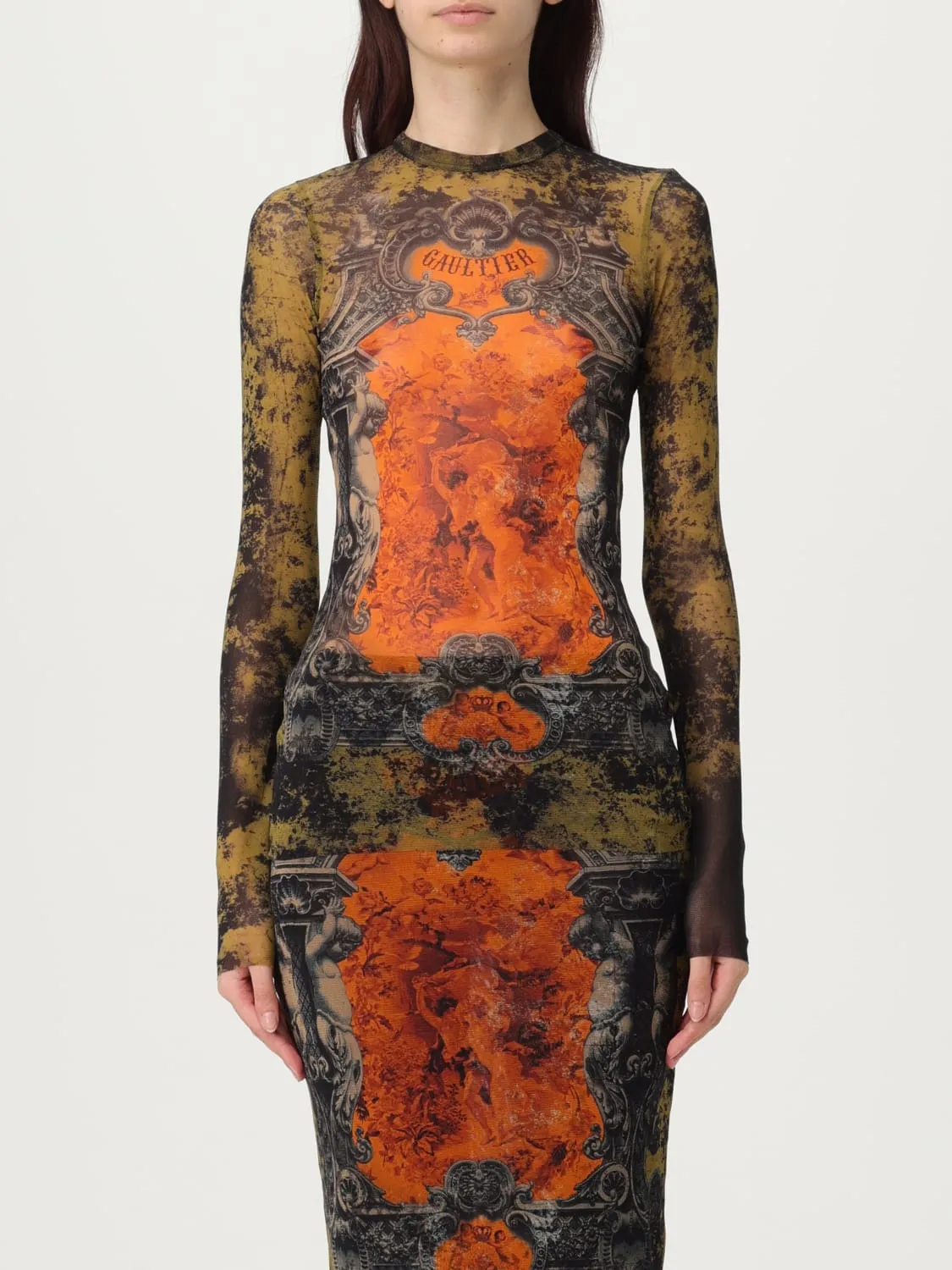 Top tecnico stampato Jean Paul Gaultier