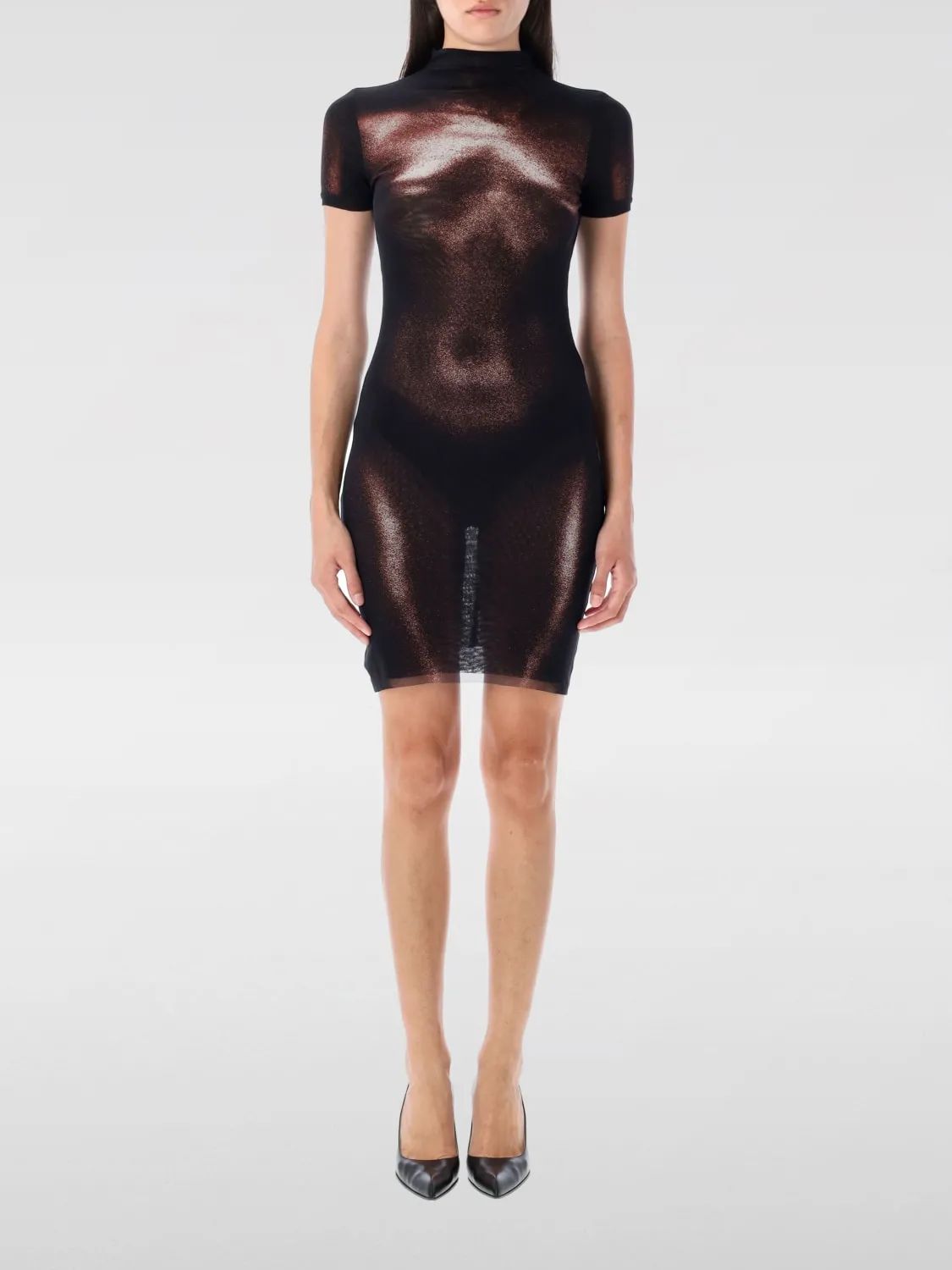 Abito mini Jean Paul Gaultier in jersey stampato