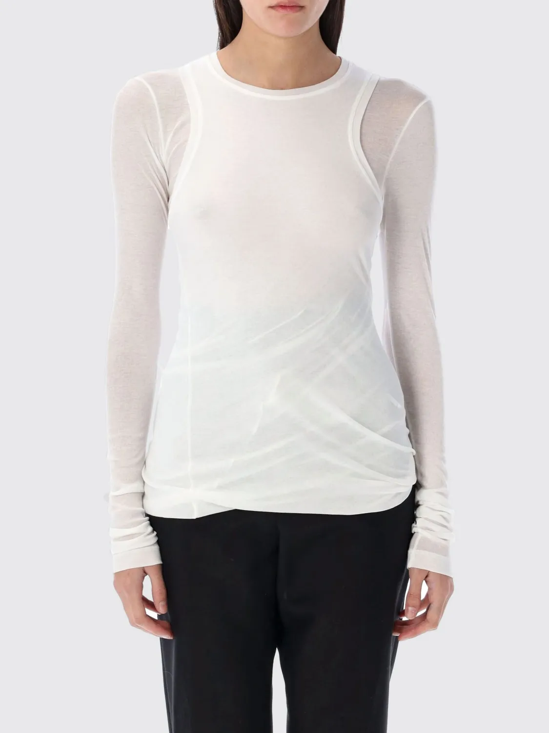 T-shirt girocollo Jil Sander in cotone