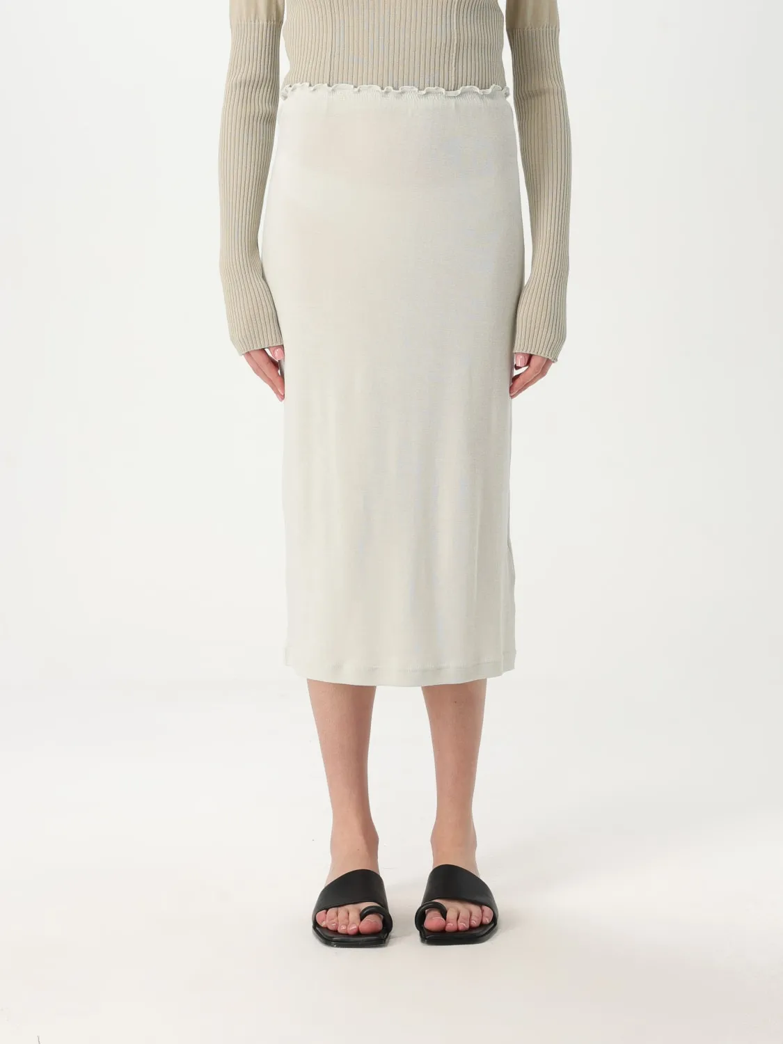 Gonna multi-layer Jil Sander in jersey