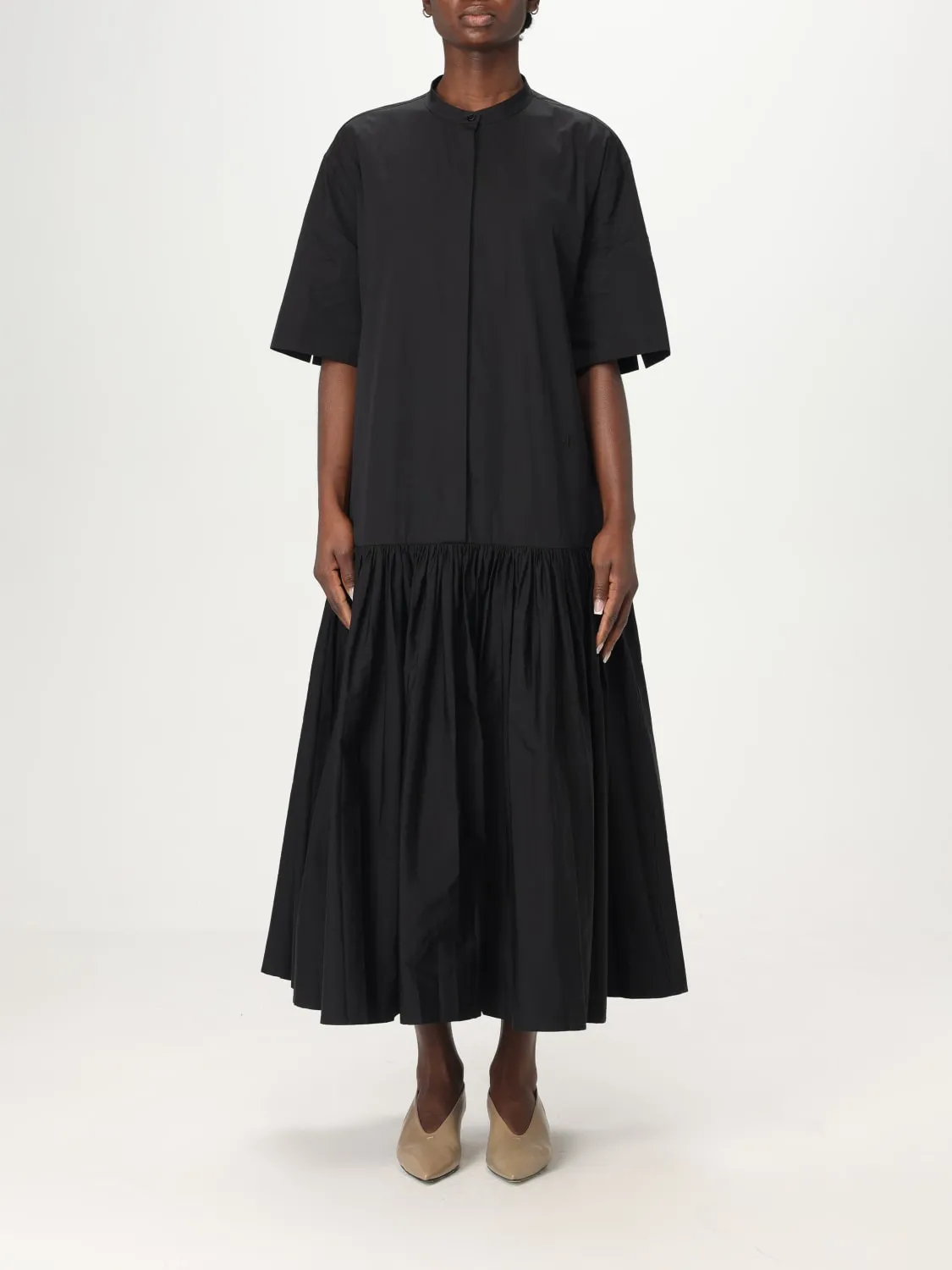 Abito chemisier Jil Sander in popeline di cotone