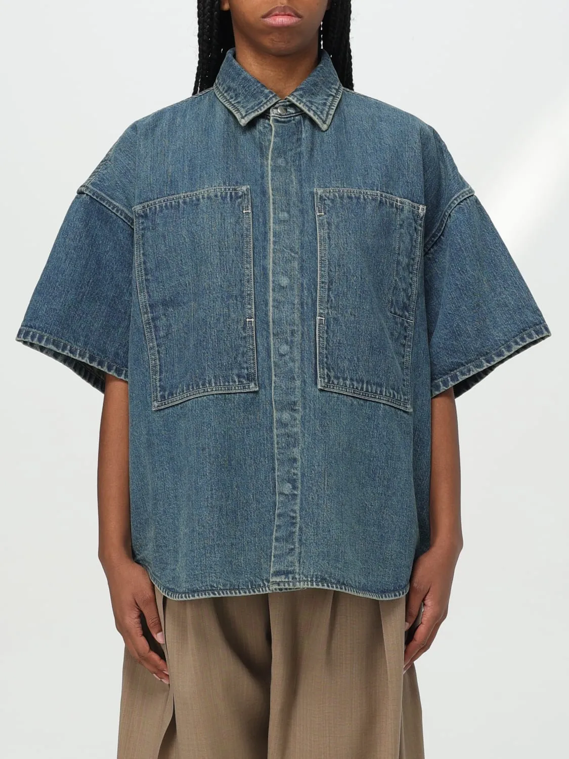 Camicia Jil Sander in denim di cotone