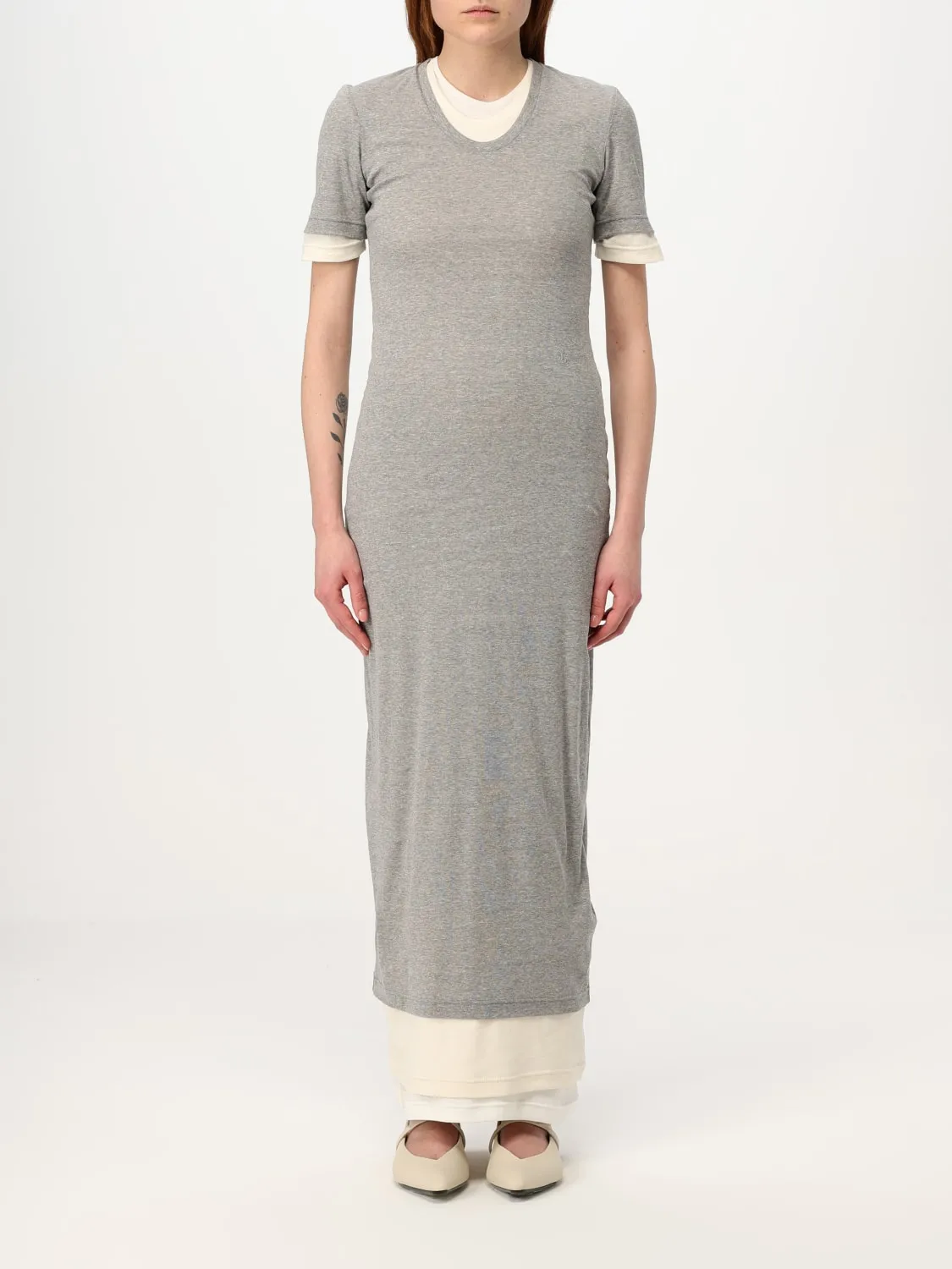 Abito Jil Sander in cotone stretch