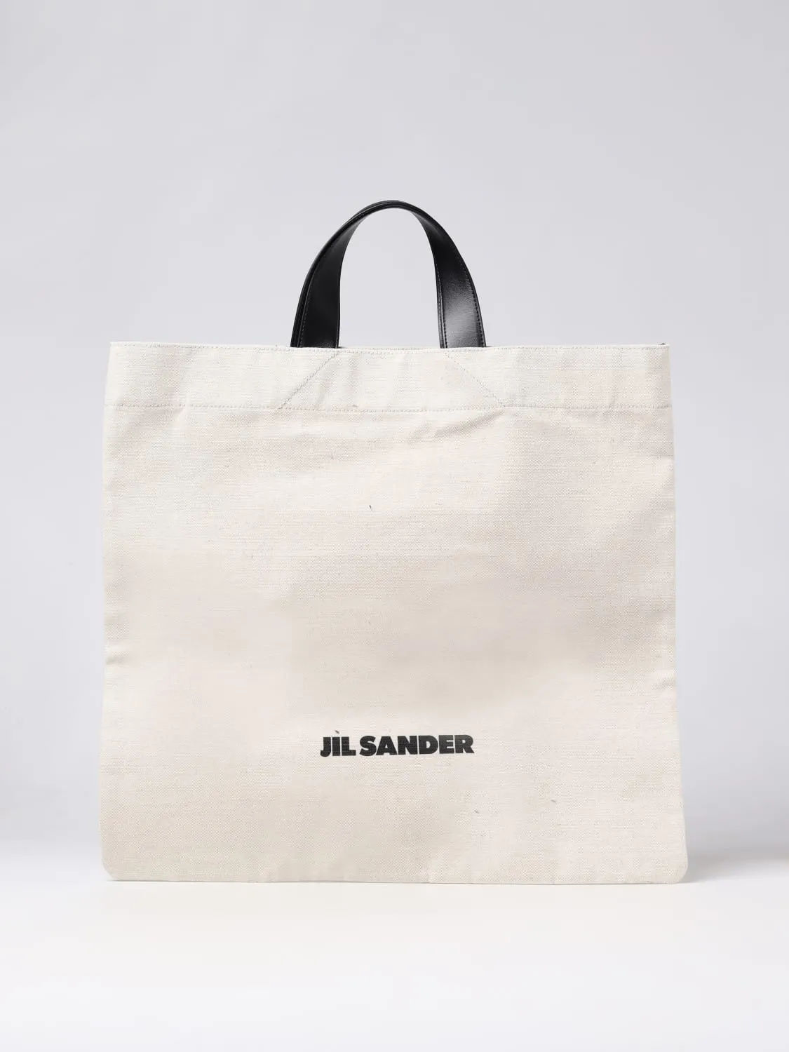 Borsa Jil Sander in canvas di cotone e lino