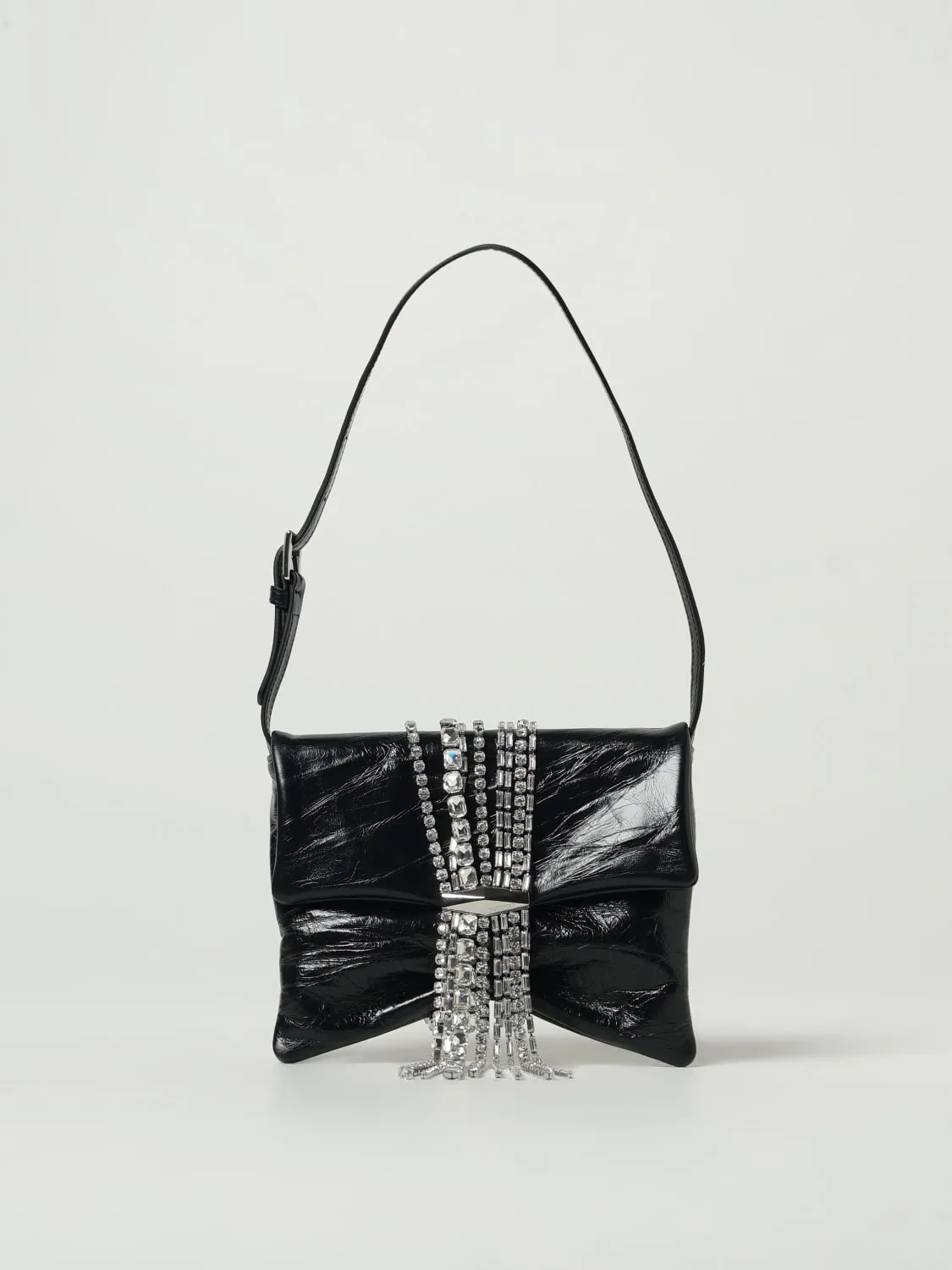 Borsa a spalla in pelle Zandra Shoulder Jimmy Choo